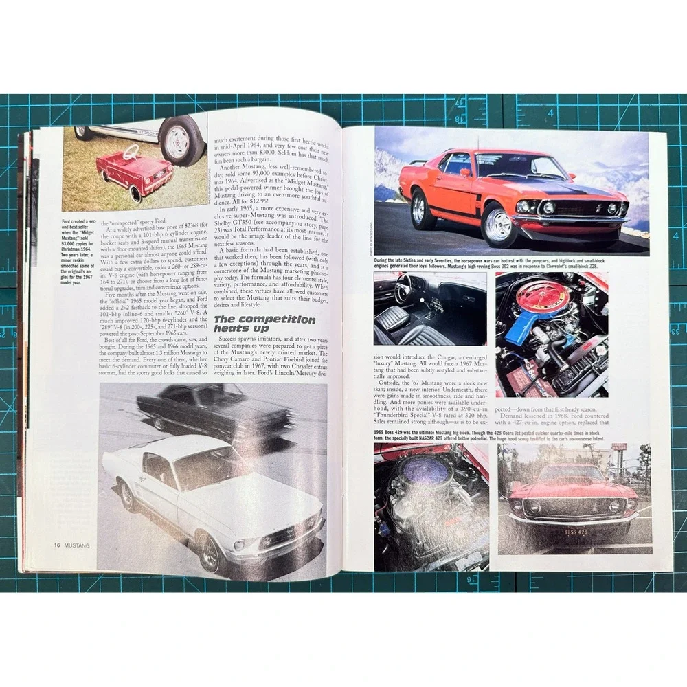 Road & Track Special Series 1994 Ford Mustang Guide Magazine 78 Color Pages